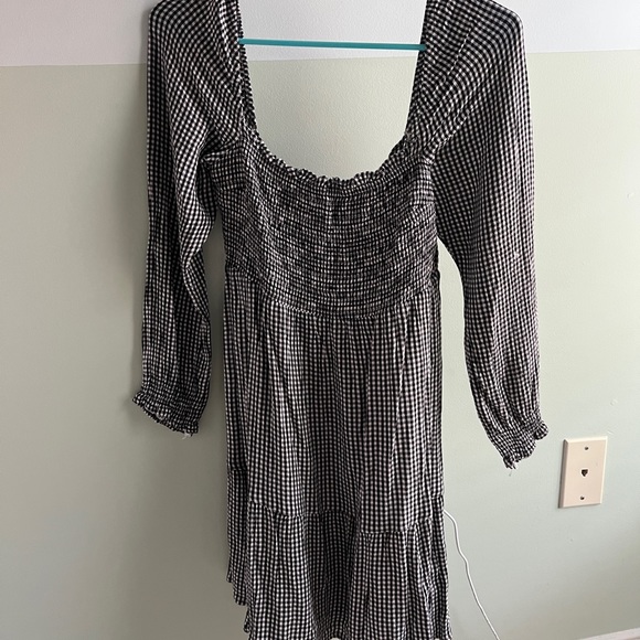 Abercrombie Black and White Gingham Dress - Picture 2 of 5